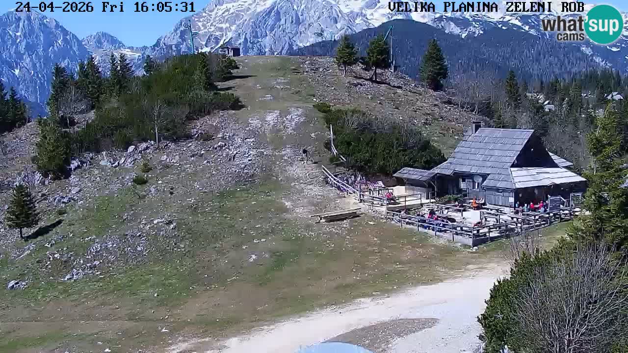 Zeleni Rob – Webcam live | Velika Planina