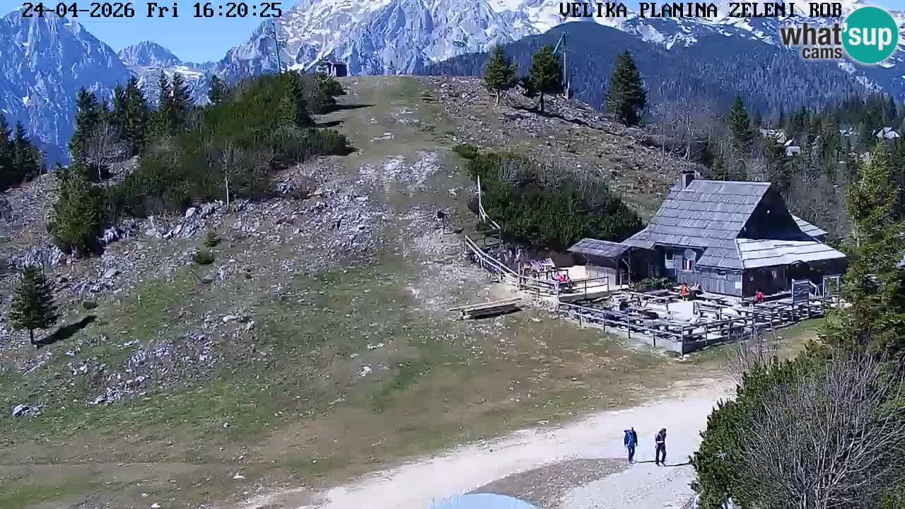 Zeleni Rob – Webcam live | Velika Planina