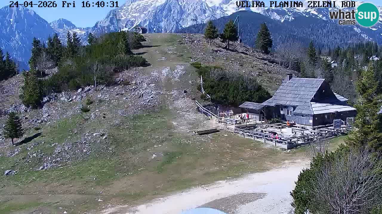 Zeleni Rob – Webcam live | Velika Planina