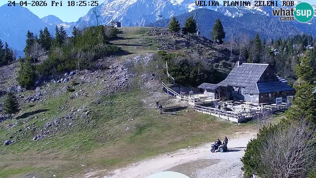 Zeleni Rob | Web kamera Velika Planina