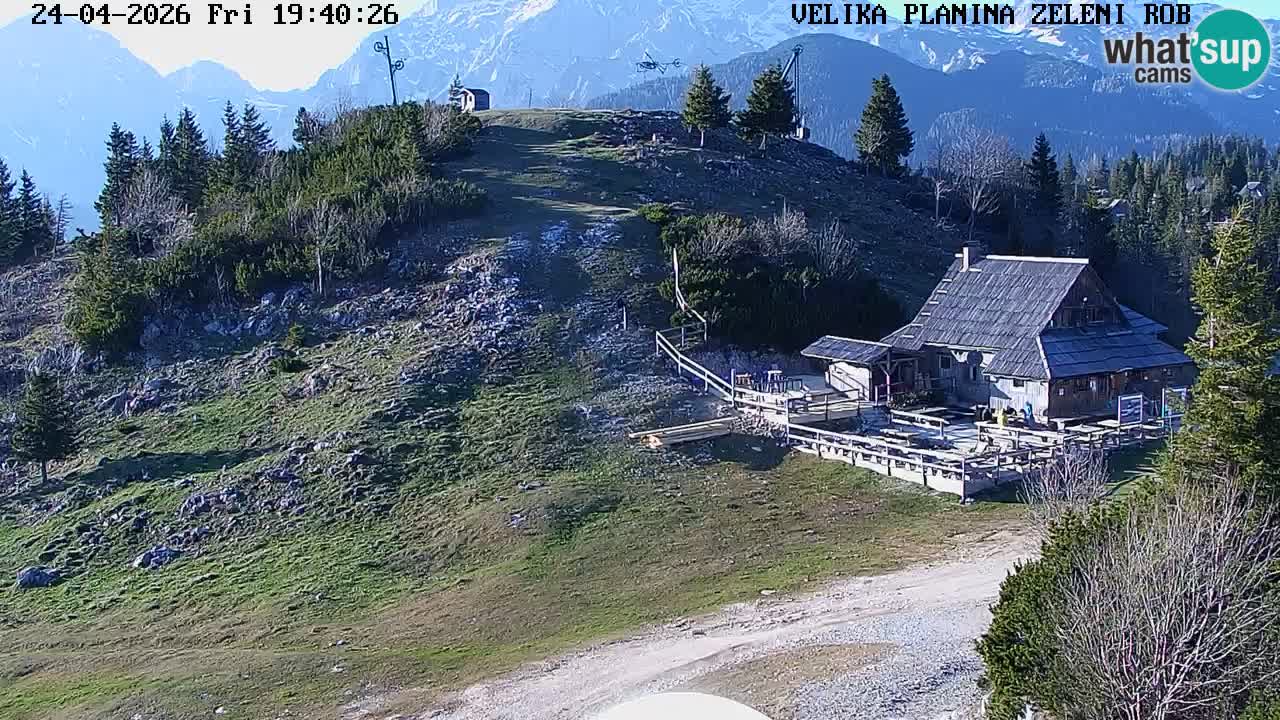 Zeleni Rob – Webcam live | Velika Planina