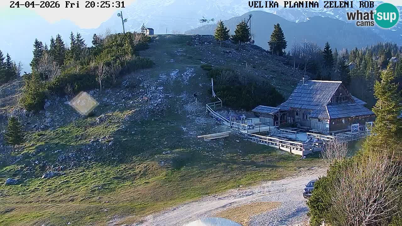 Zeleni Rob | Web kamera Velika Planina