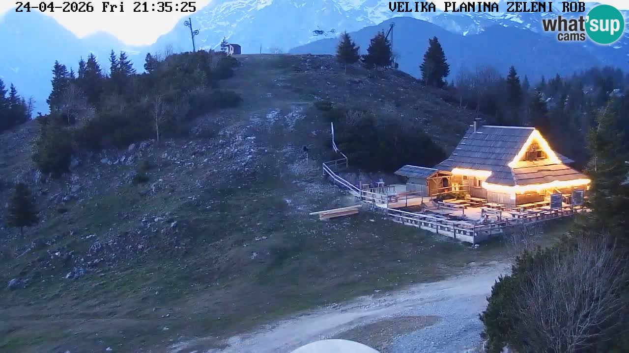 Zeleni Rob – Webcam live | Velika Planina