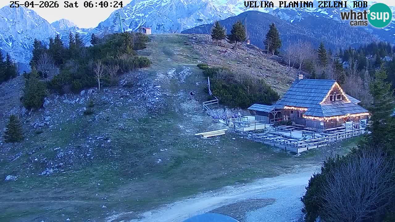Zeleni Rob | Webcam live Velika Planina