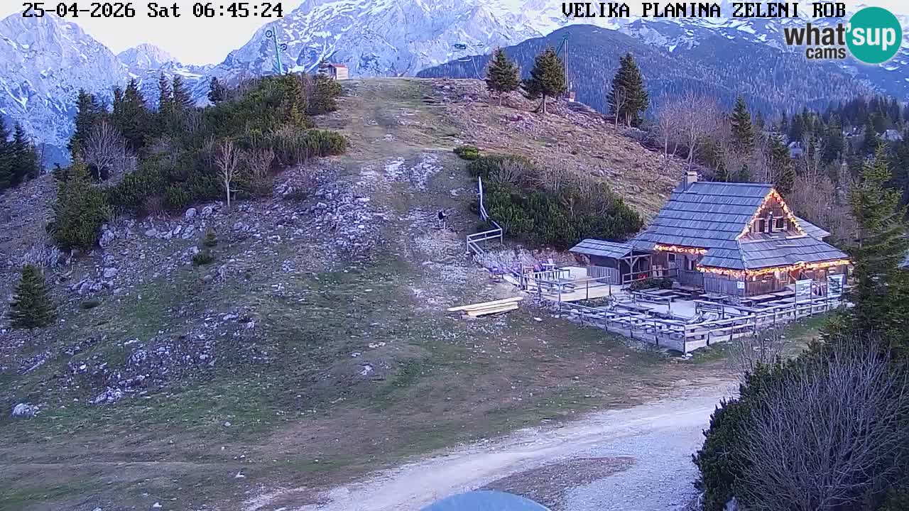 Zeleni Rob – Webcam live | Velika Planina
