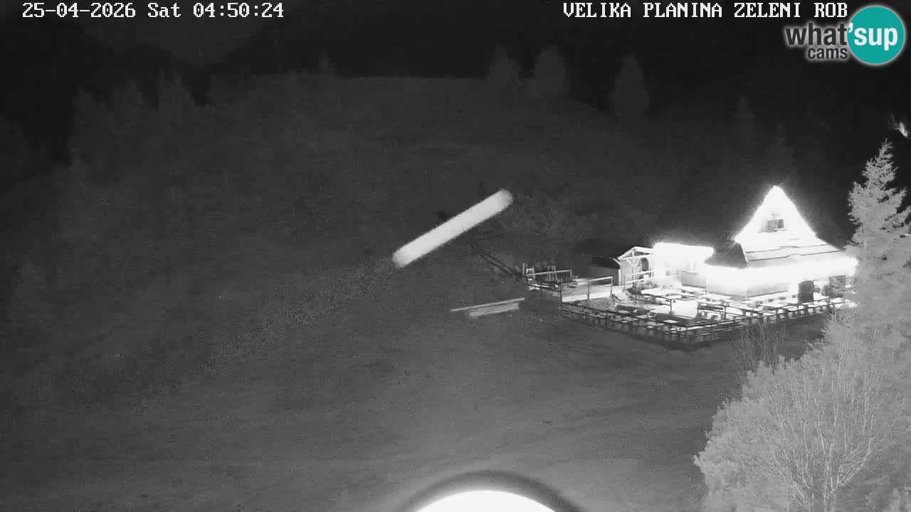 Zeleni Rob | Web kamera Velika Planina