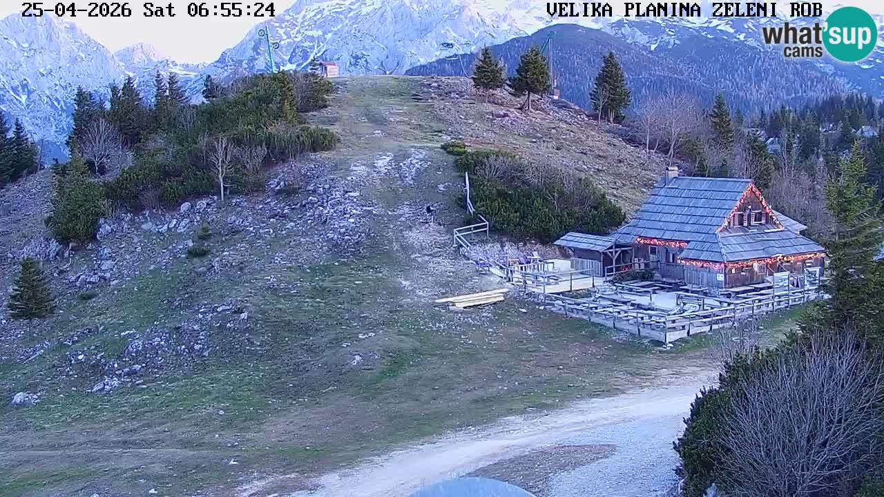 Zeleni Rob – Webcam live | Velika Planina
