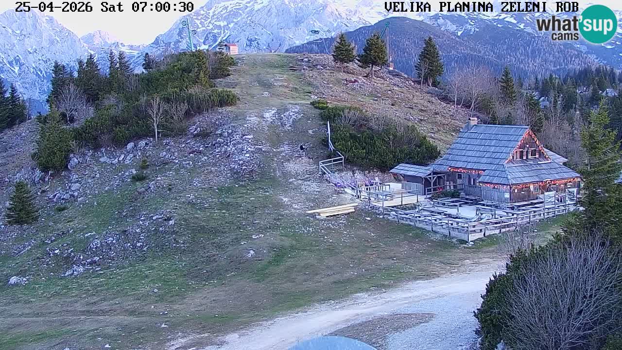 Zeleni Rob – Webcam live | Velika Planina