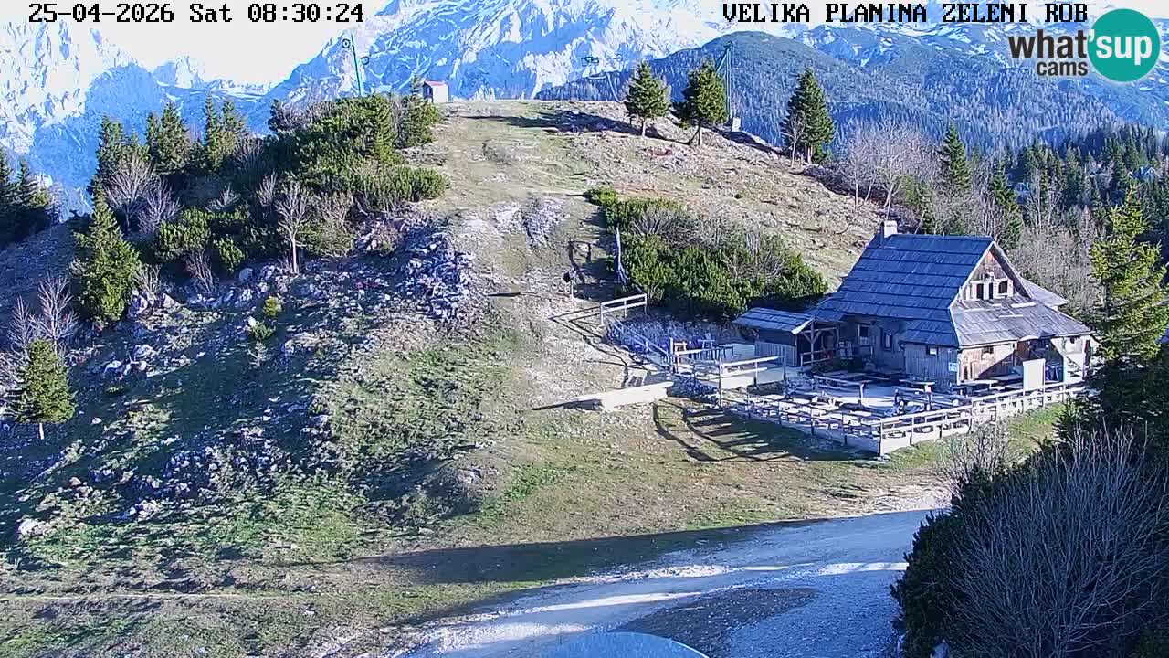 Zeleni Rob | Web kamera Velika Planina