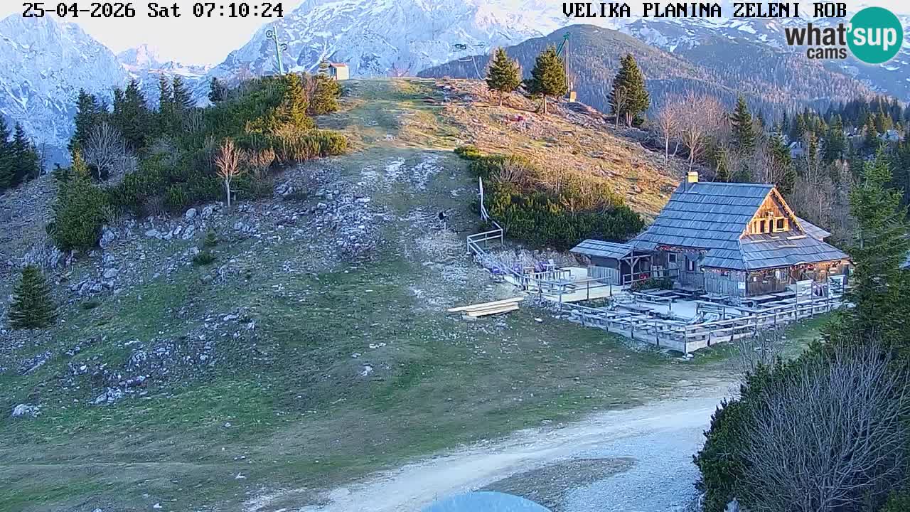 Zeleni Rob – Webcam live | Velika Planina