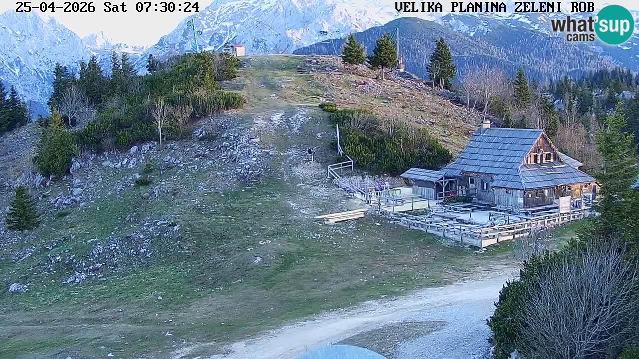 Zeleni Rob – Webcam live | Velika Planina