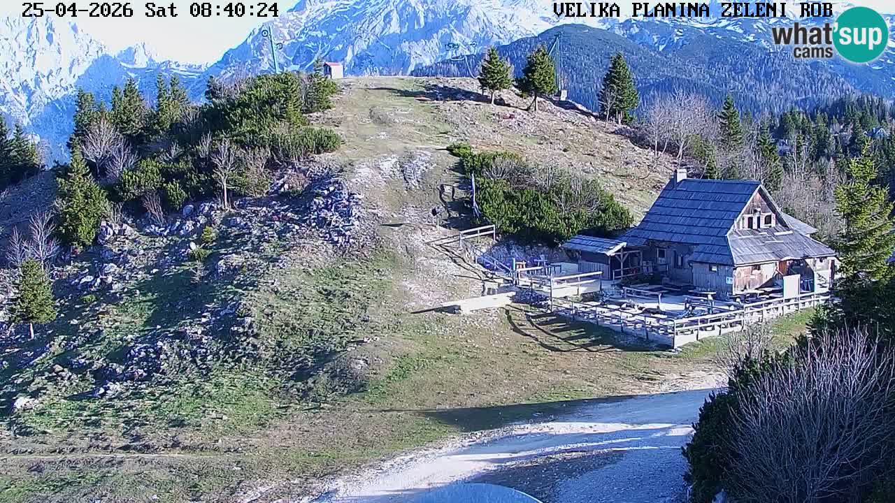Zeleni Rob | Webcam live Velika Planina