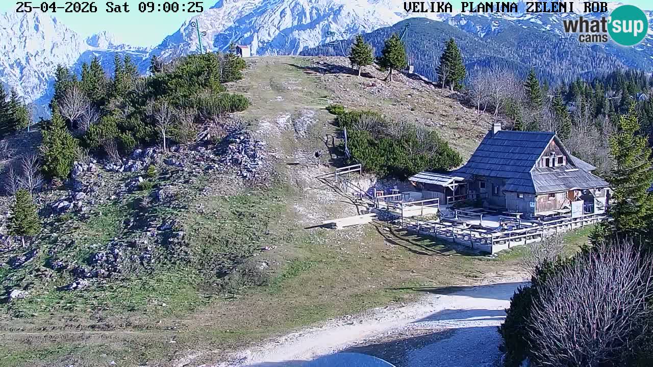 Zeleni Rob | Webcam live Velika Planina