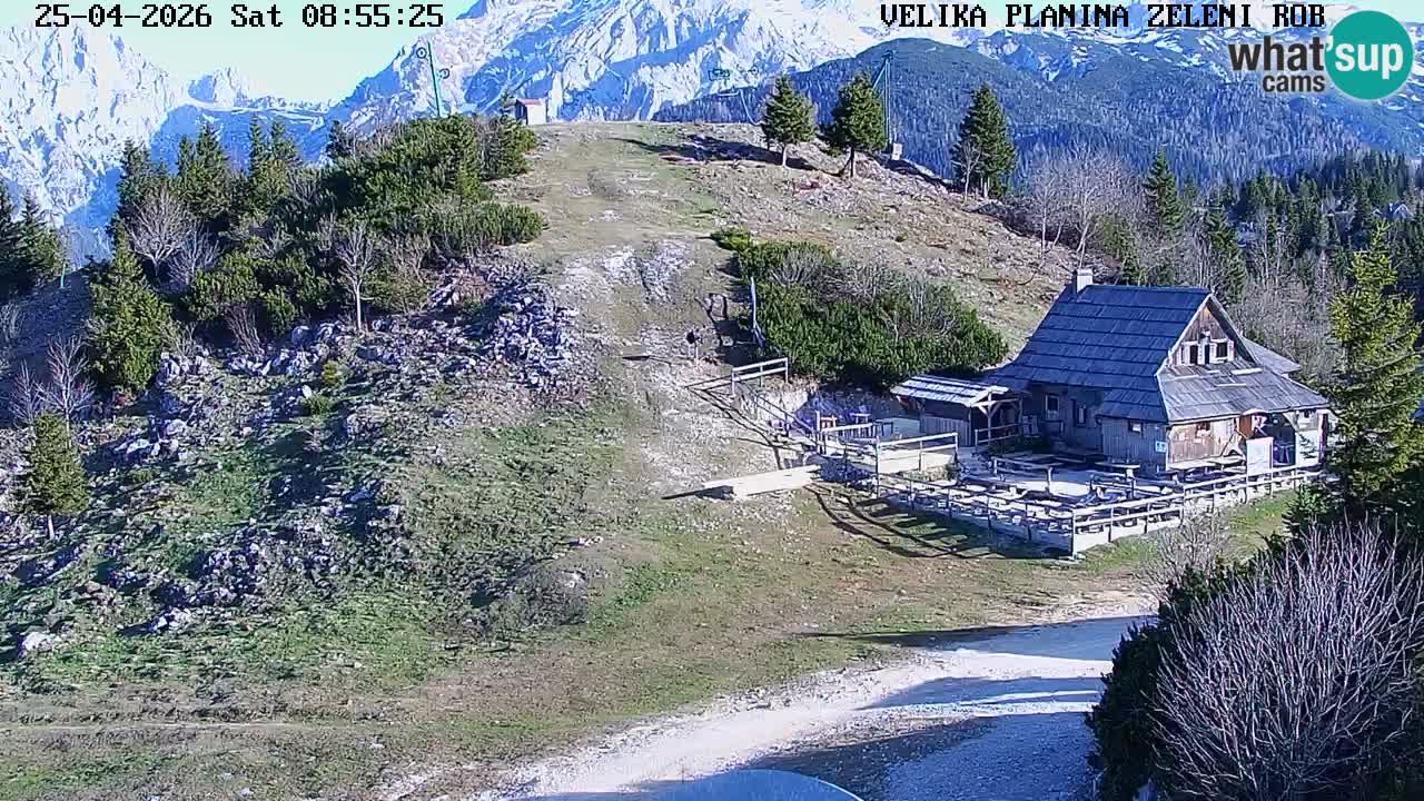 Zeleni Rob – Webcam live | Velika Planina