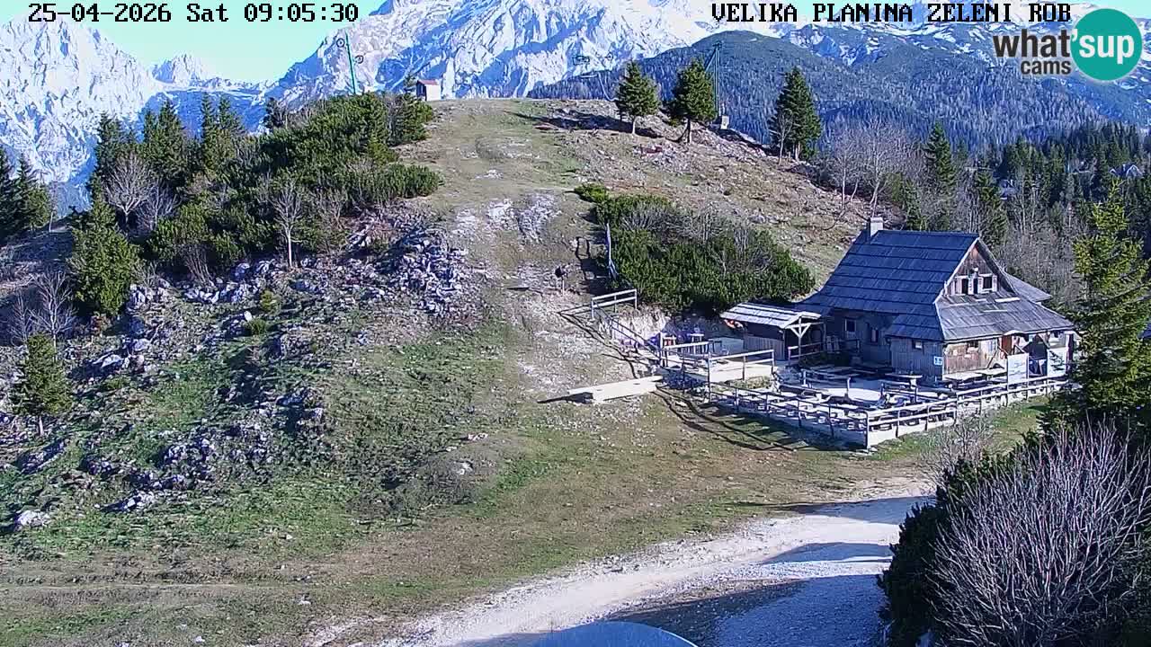 Zeleni Rob – Webcam live | Velika Planina