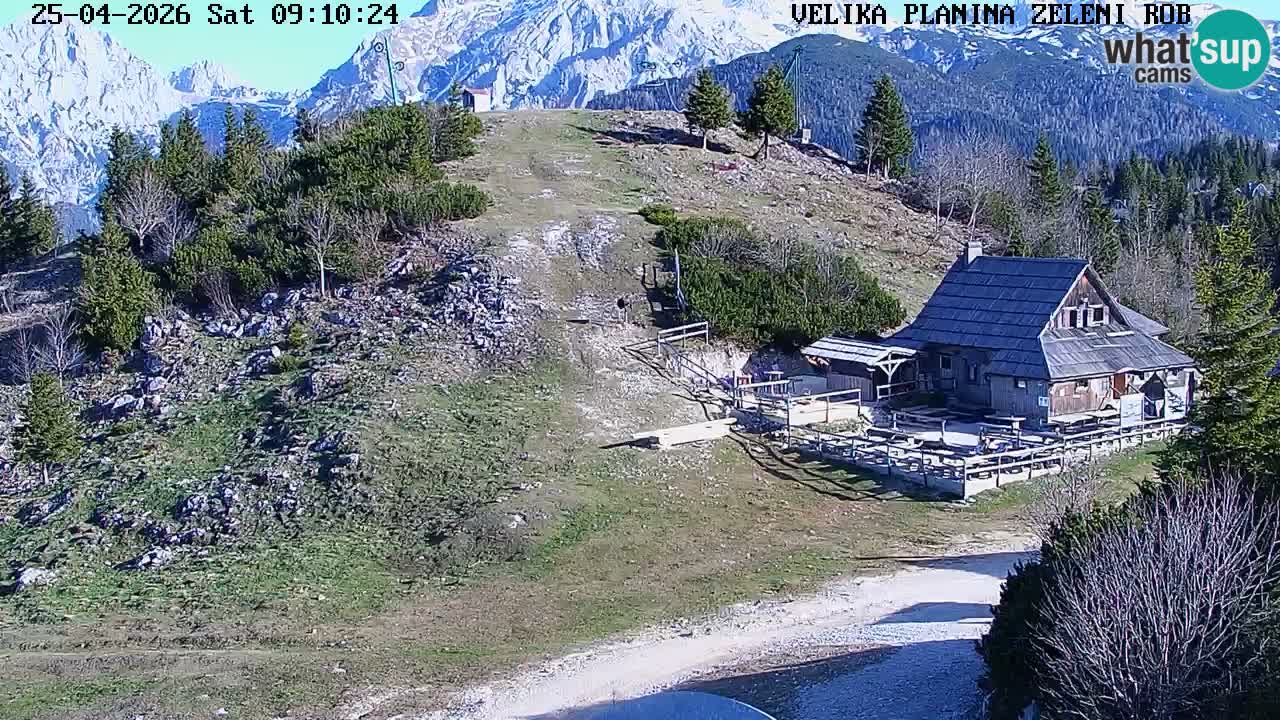 Zeleni Rob – Webcam live | Velika Planina