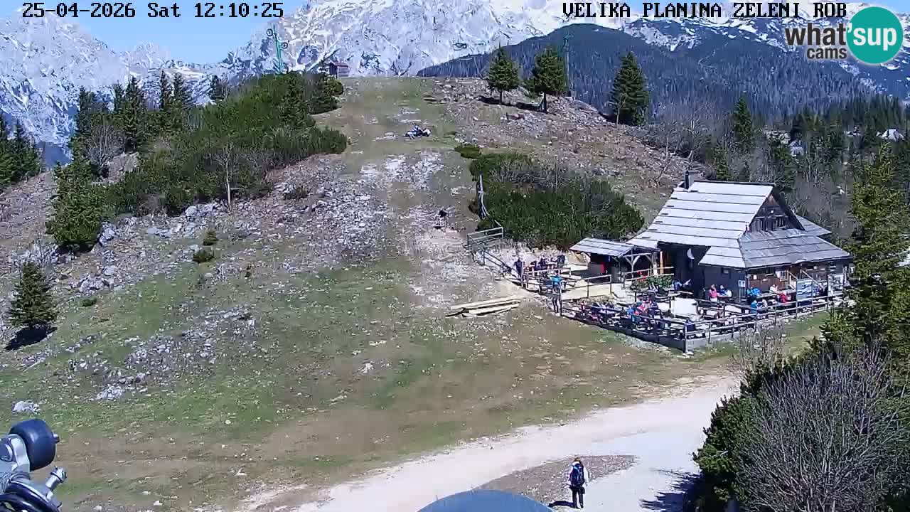 Zeleni Rob – Webcam live | Velika Planina