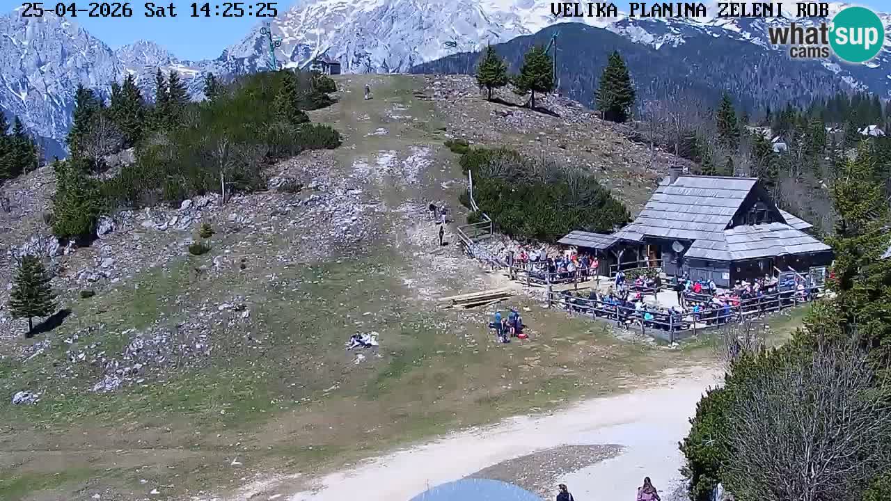 Zeleni Rob – Webcam live | Velika Planina