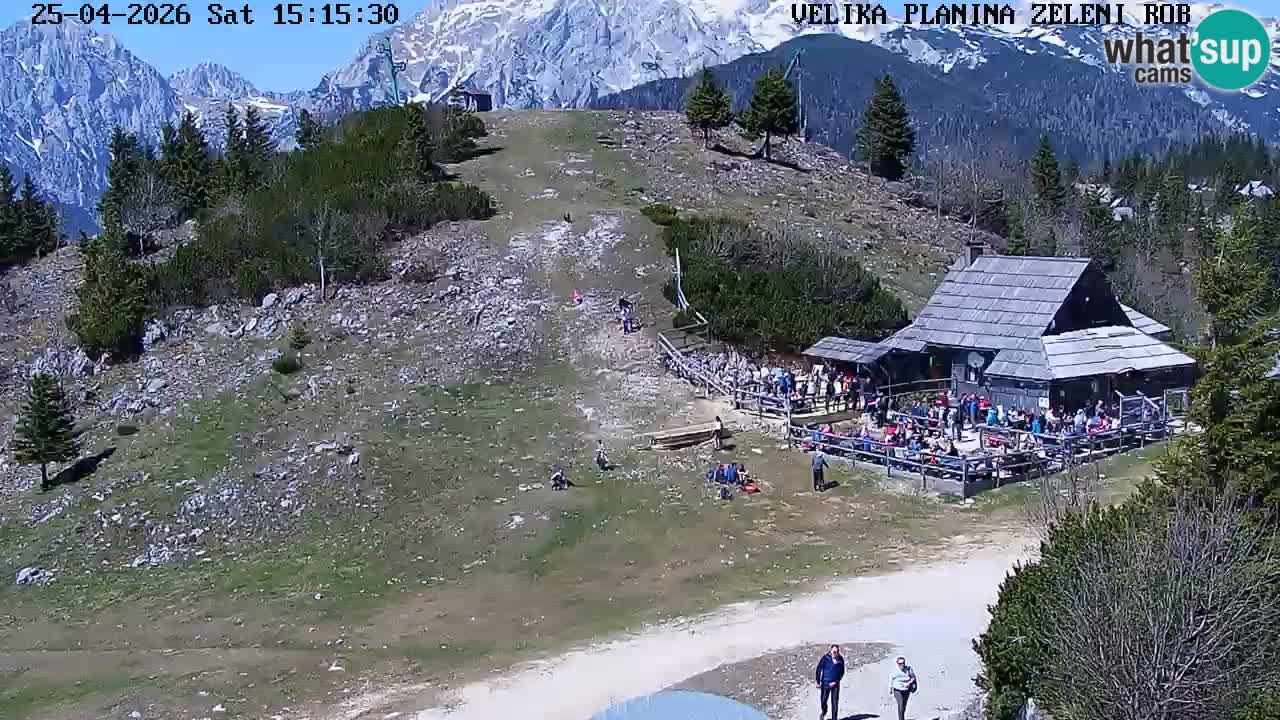 Zeleni Rob – Webcam live | Velika Planina
