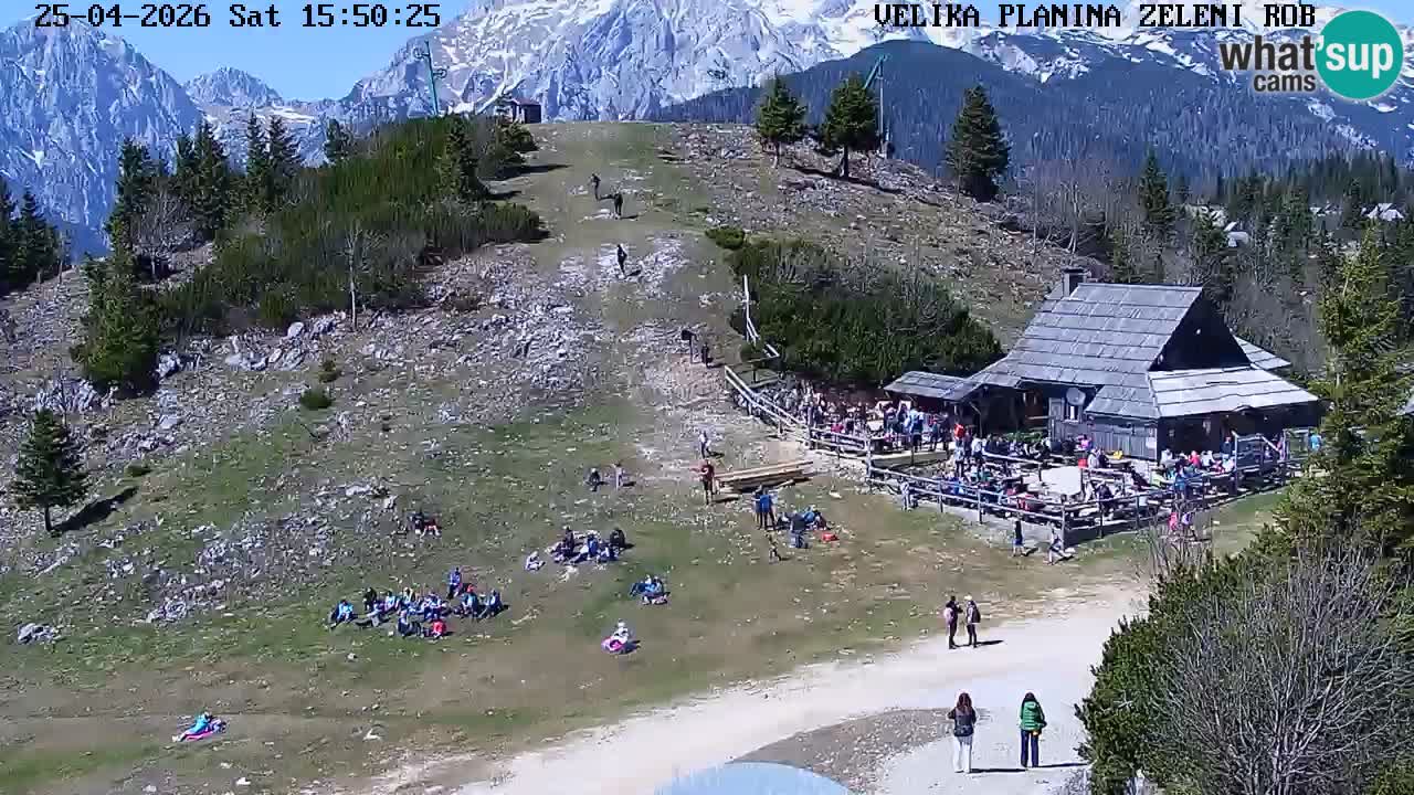Zeleni Rob – Webcam live | Velika Planina
