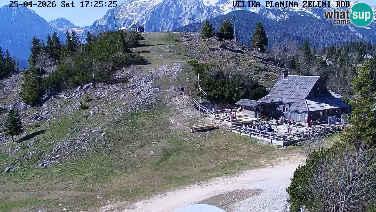 Zeleni Rob | Webcam live Velika Planina