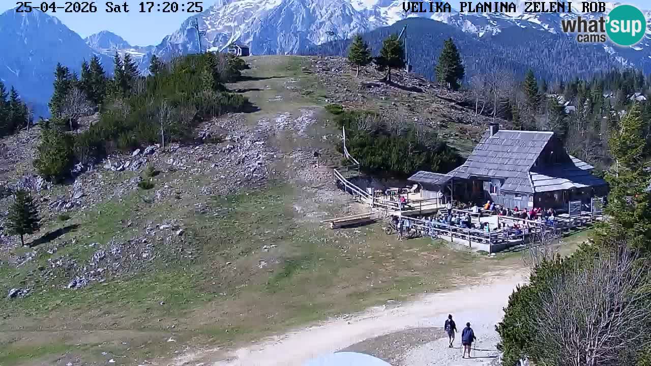 Zeleni Rob – Webcam live | Velika Planina