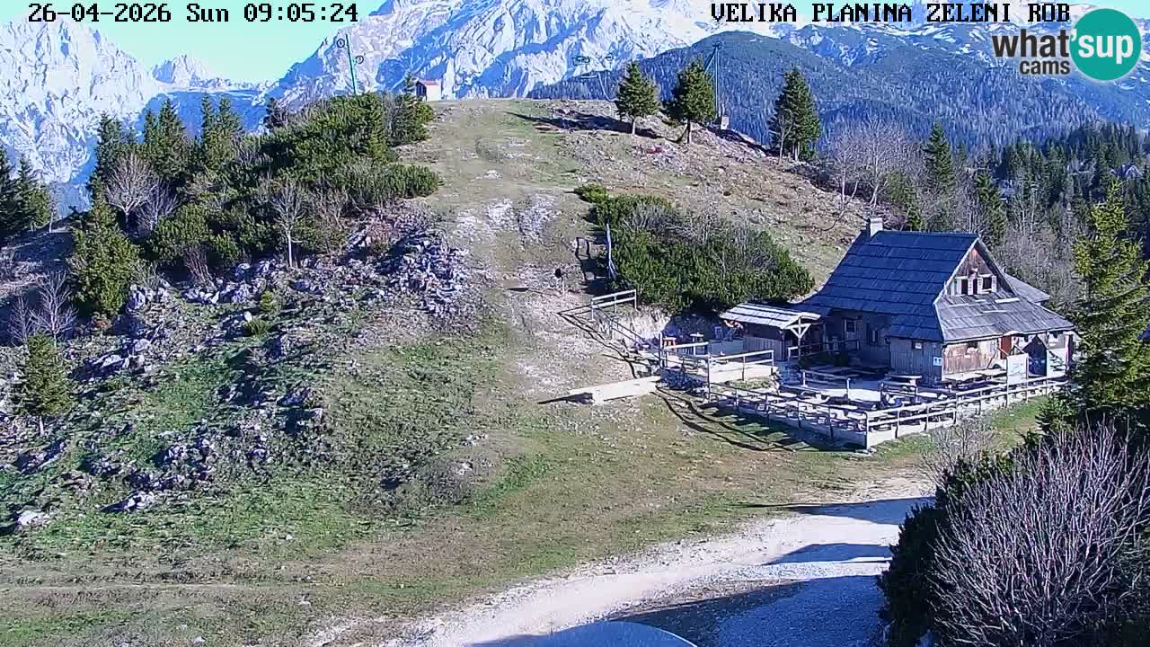 Zeleni Rob – Webcam live | Velika Planina