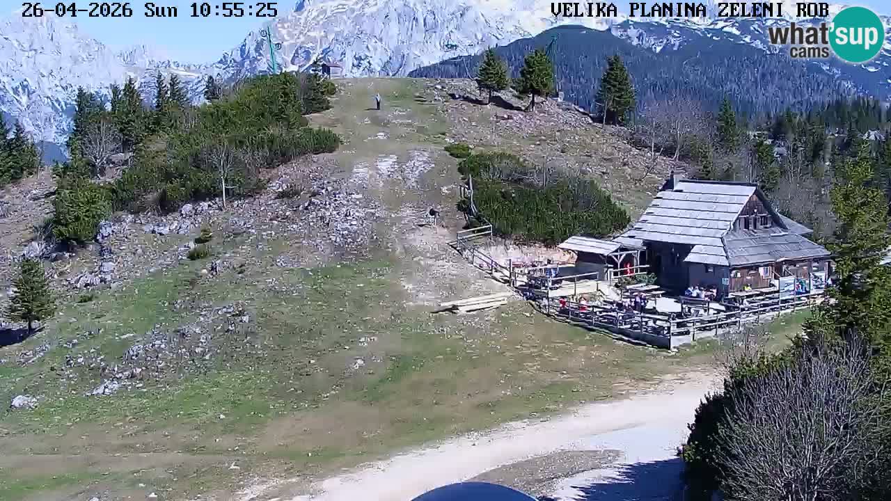 Zeleni Rob – Webcam live | Velika Planina