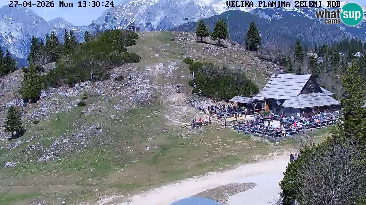 Zeleni Rob | Webcam live Velika Planina