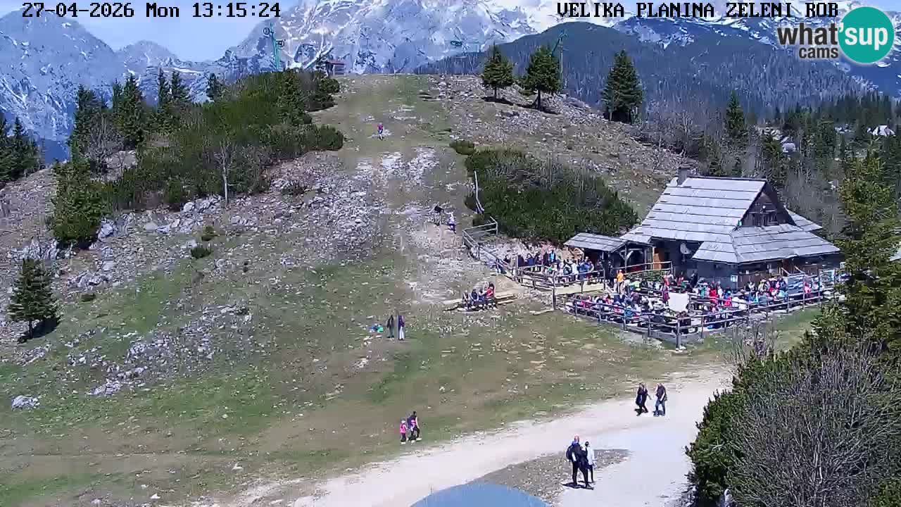 Zeleni Rob – Webcam live | Velika Planina