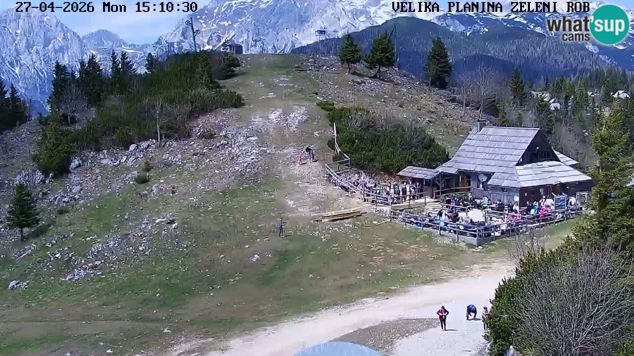 Zeleni Rob – Webcam live | Velika Planina