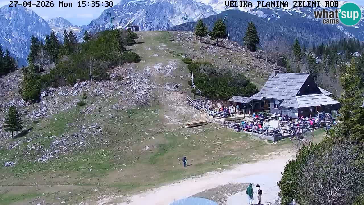 Zeleni Rob | Webcam live Velika Planina