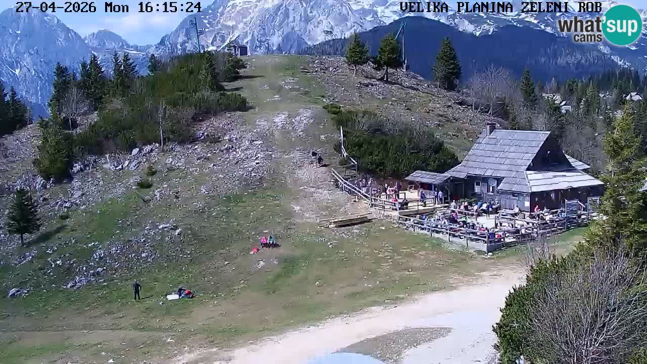 Zeleni Rob – Webcam live | Velika Planina