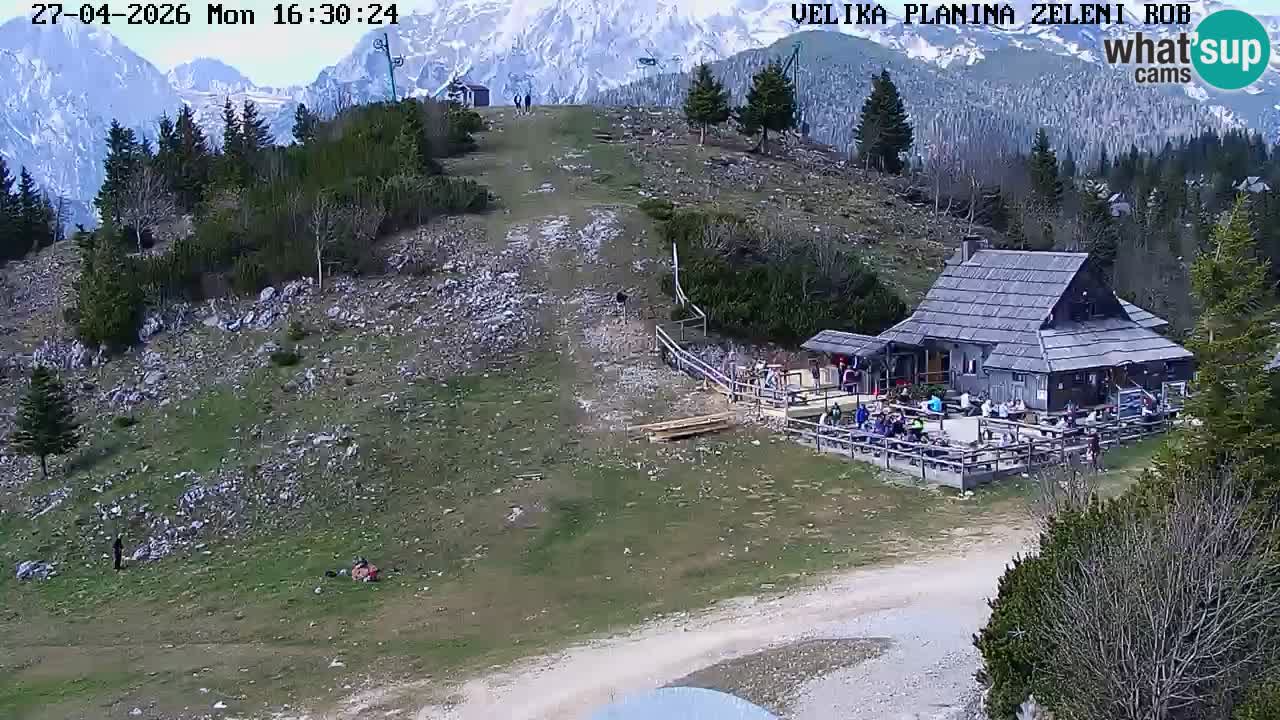 Zeleni Rob – Webcam live | Velika Planina