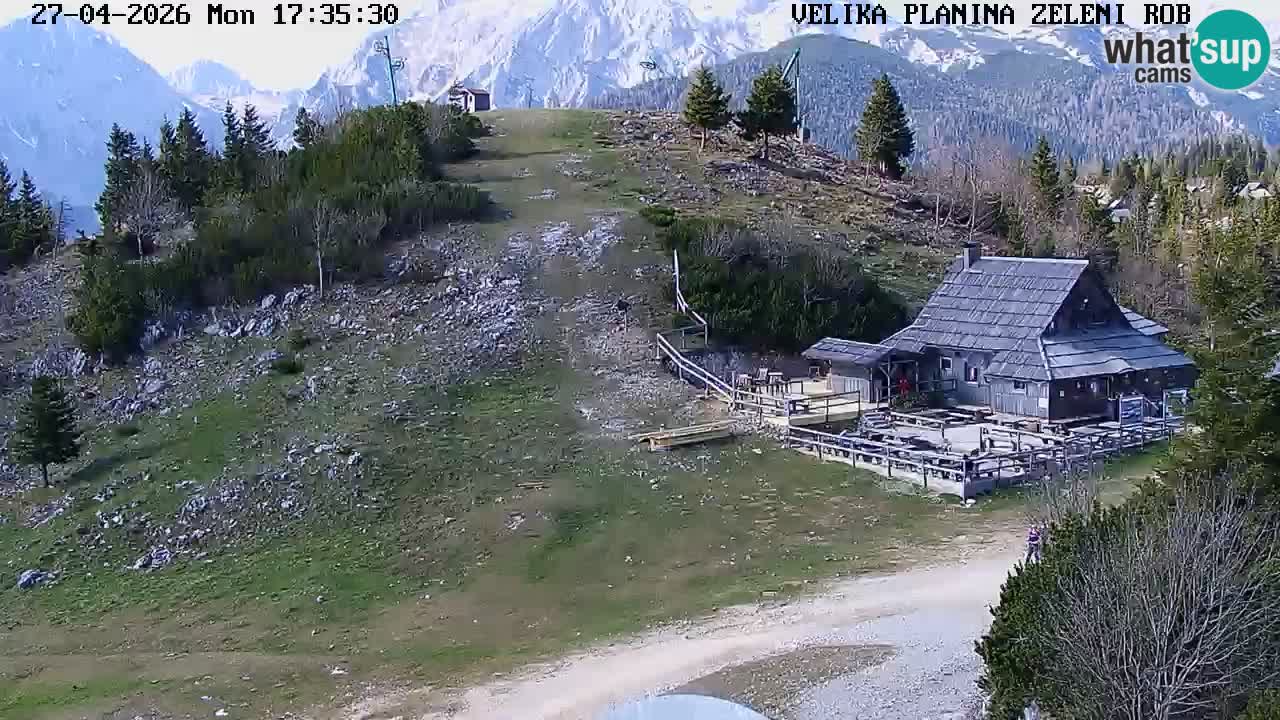 Zeleni Rob – Webcam live | Velika Planina