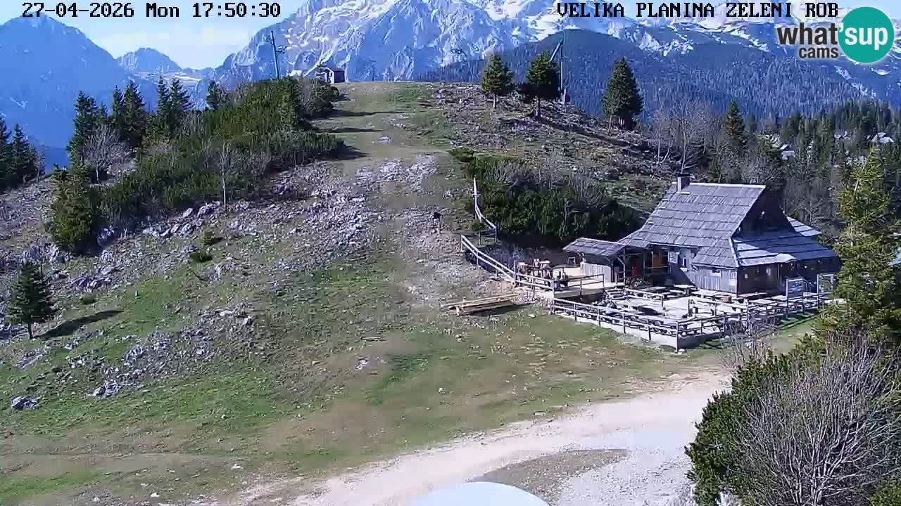Zeleni Rob – Webcam live | Velika Planina