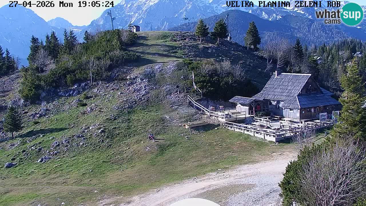 Zeleni Rob – Webcam live | Velika Planina