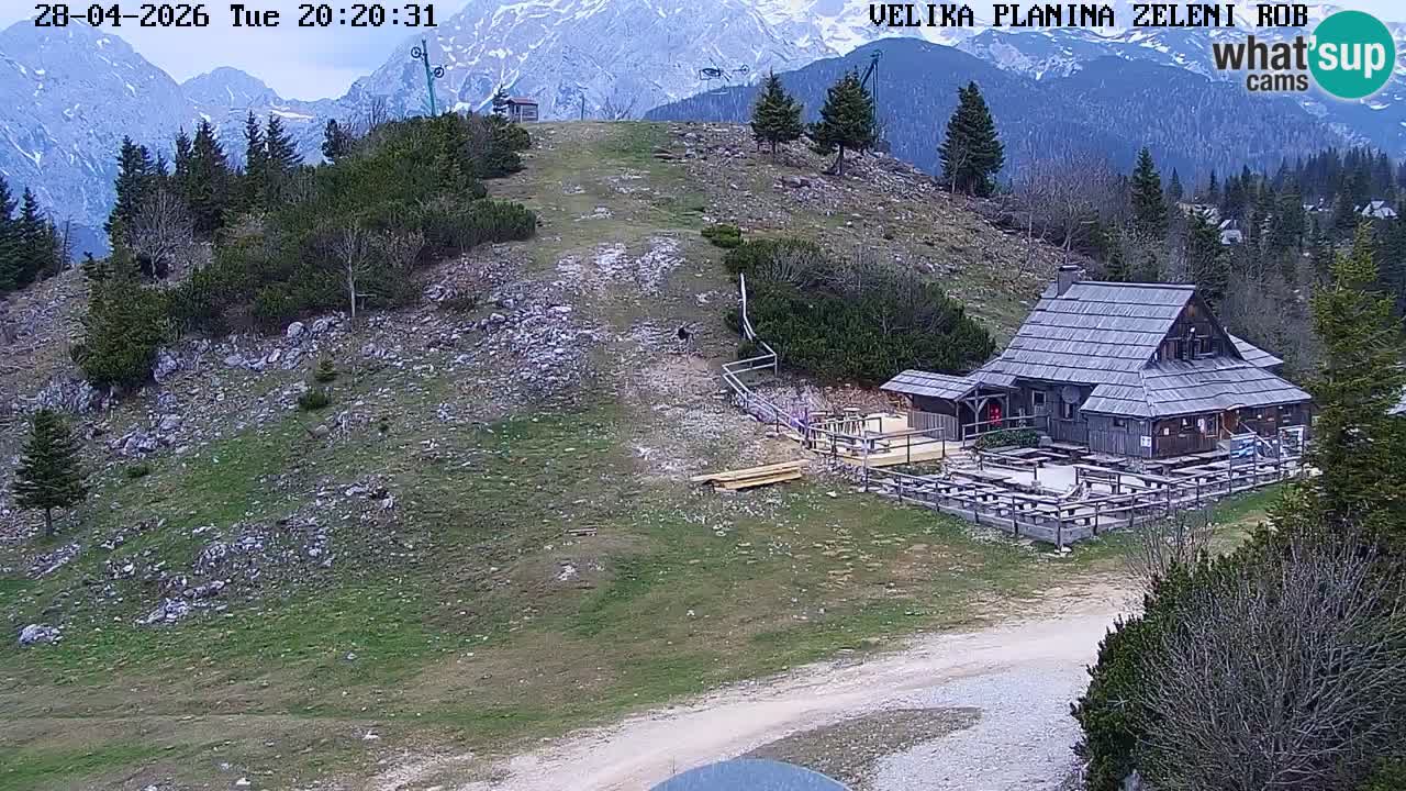 Zeleni Rob – Webcam live | Velika Planina
