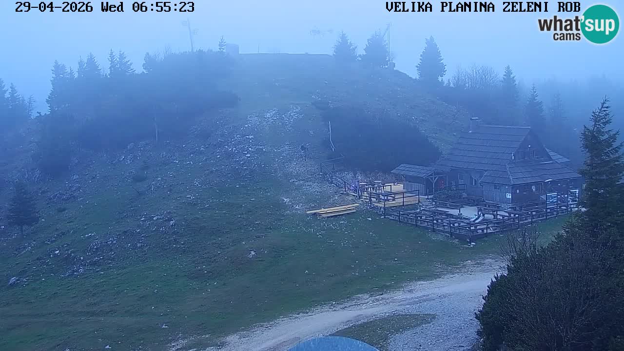 Zeleni Rob | Webcam live Velika Planina