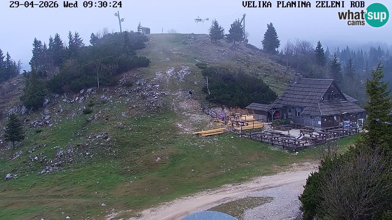 Zeleni Rob | Webcam live Velika Planina