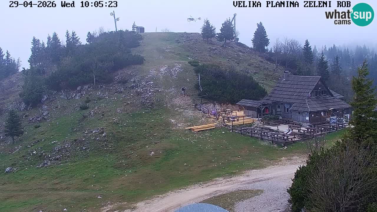 Zeleni Rob | Webcam live Velika Planina