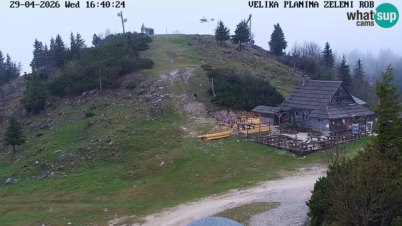 Zeleni Rob – Webcam live | Velika Planina
