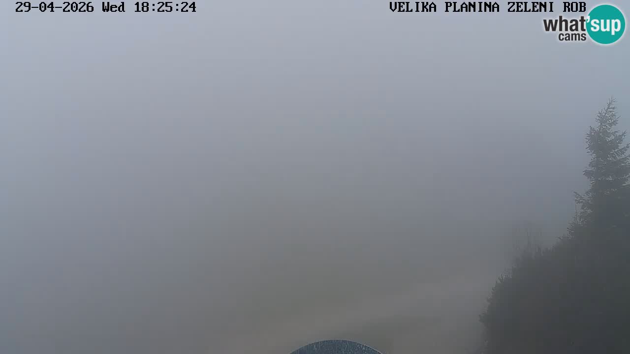 Zeleni Rob – Webcam live | Velika Planina
