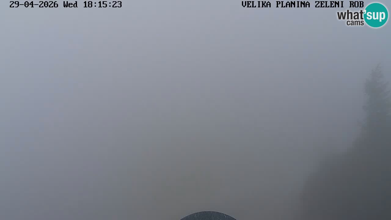 Zeleni Rob | Webcam en vivo Velika Planina