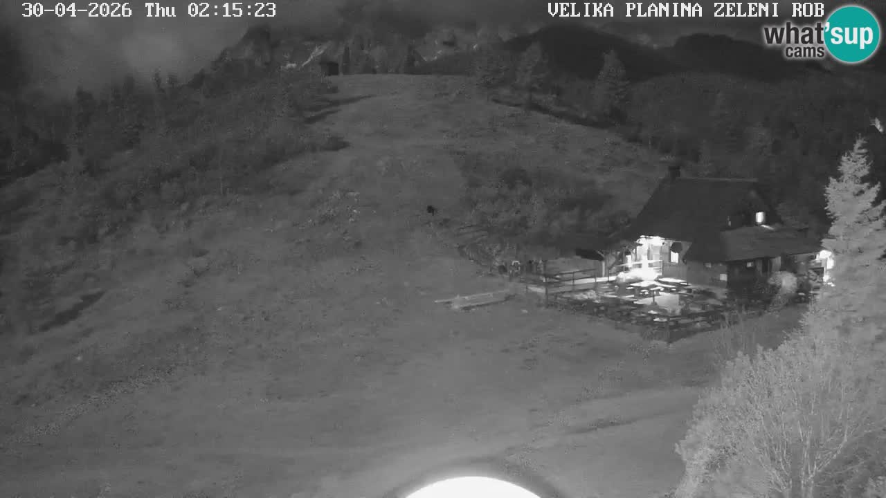 Zeleni Rob | Web kamera Velika Planina