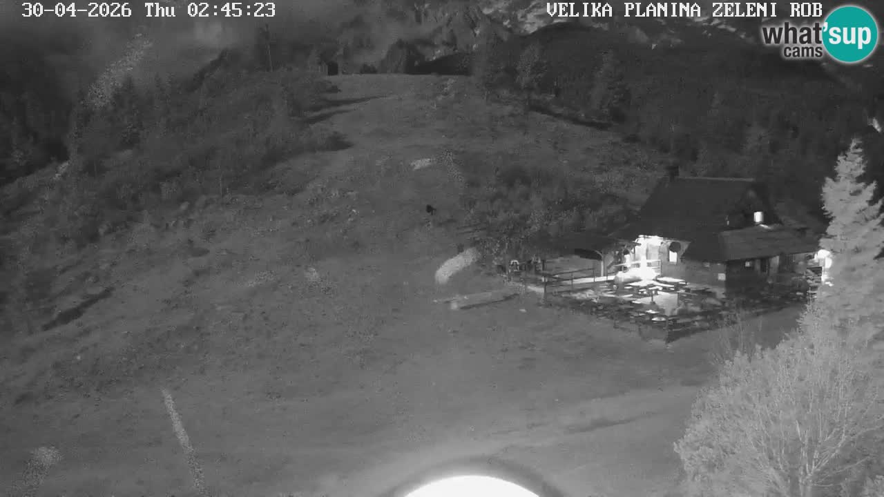 Zeleni Rob | Web kamera Velika Planina