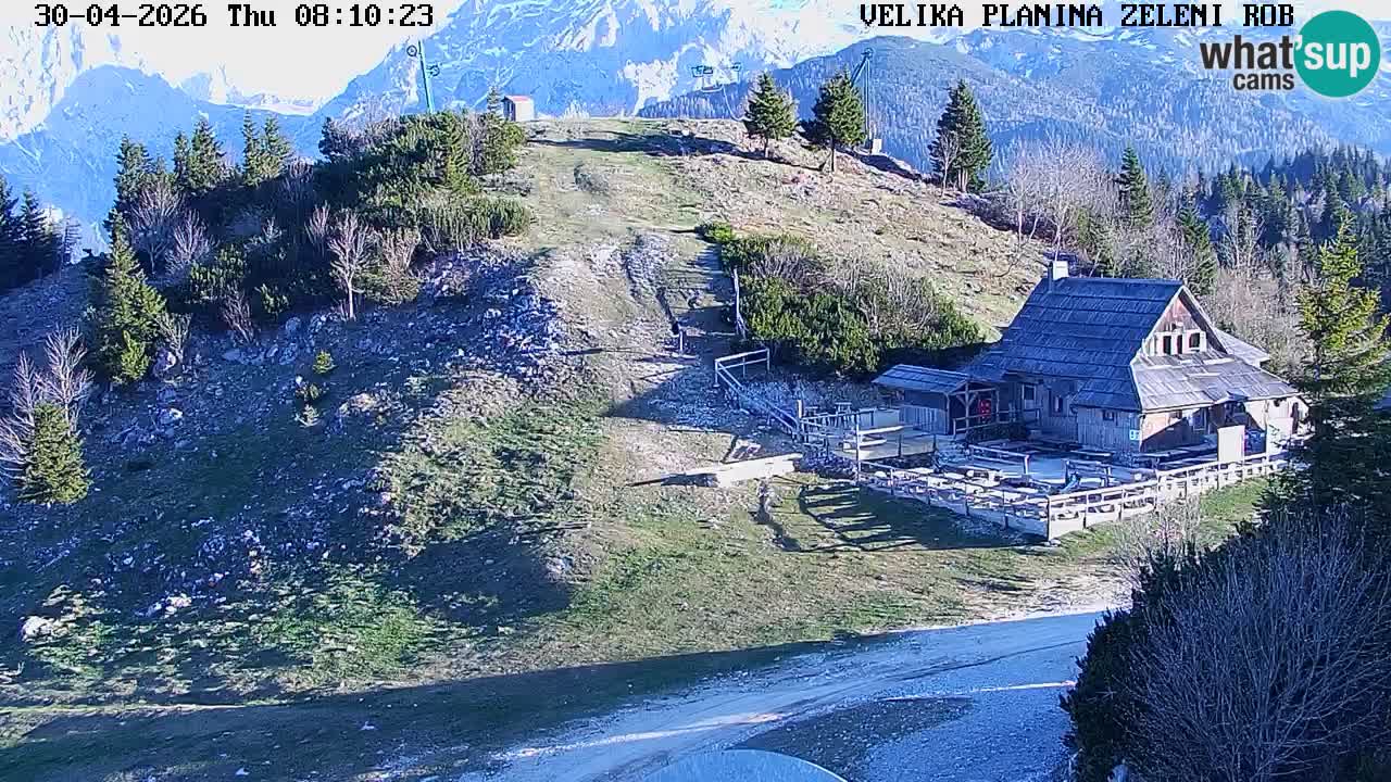 Zeleni Rob – Webcam live | Velika Planina