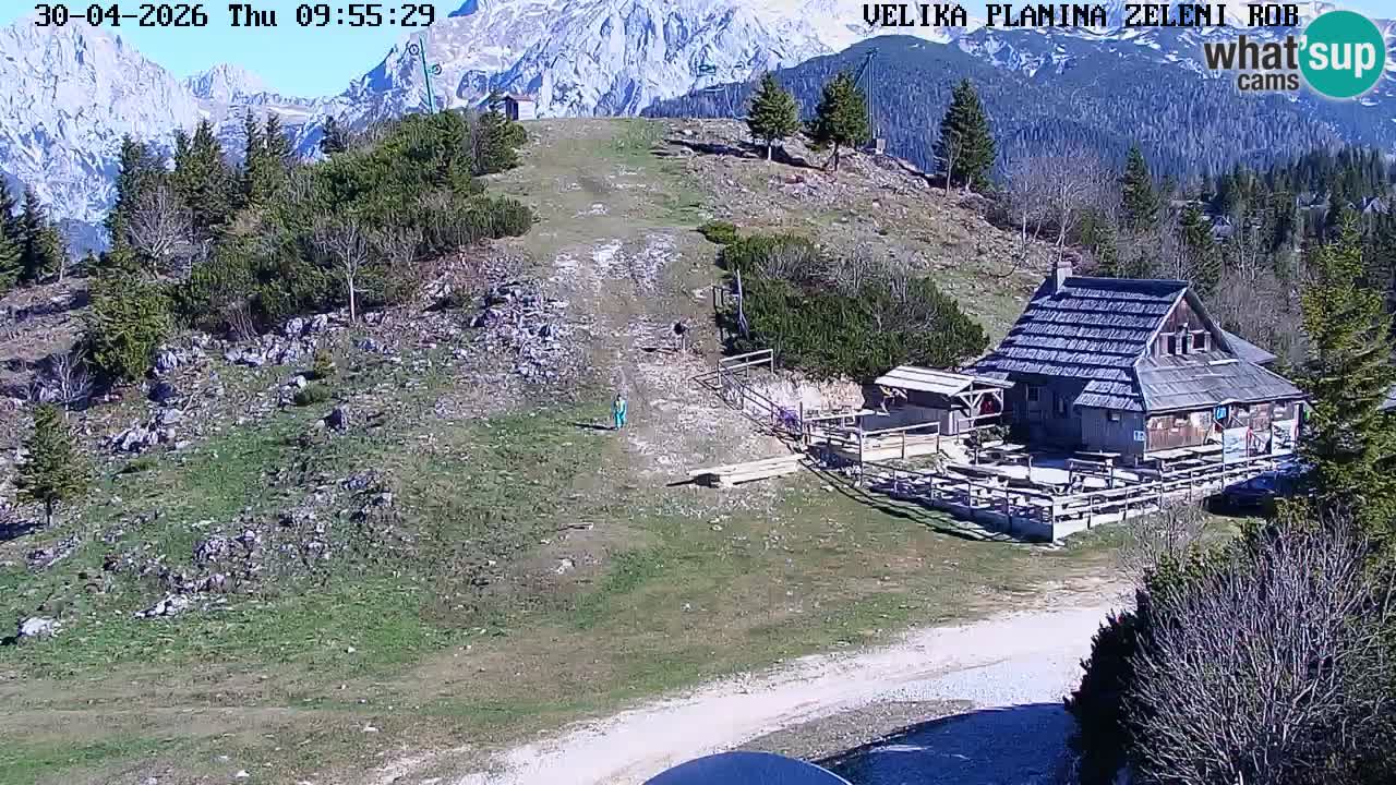 Zeleni Rob – Webcam live | Velika Planina