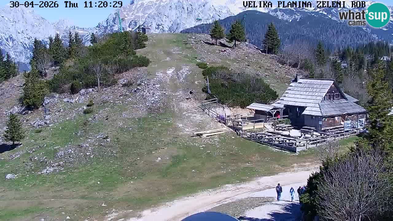 Zeleni Rob – Webcam live | Velika Planina