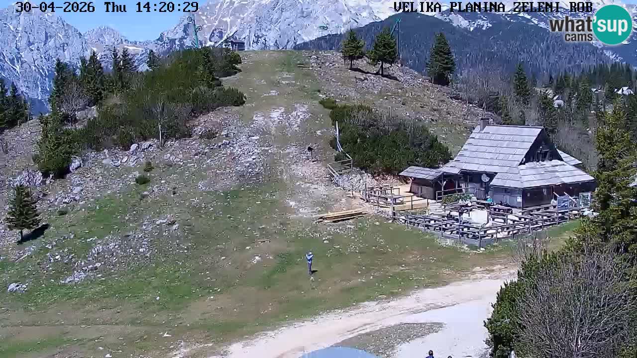 Zeleni Rob – Webcam live | Velika Planina